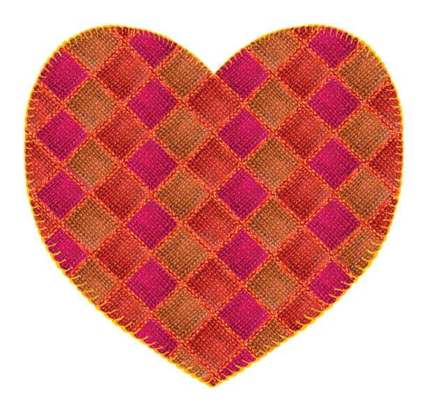 تصویر 1 از قیمت گلیم بافی طرح قلب با کیفیت ارزان + خرید عمده